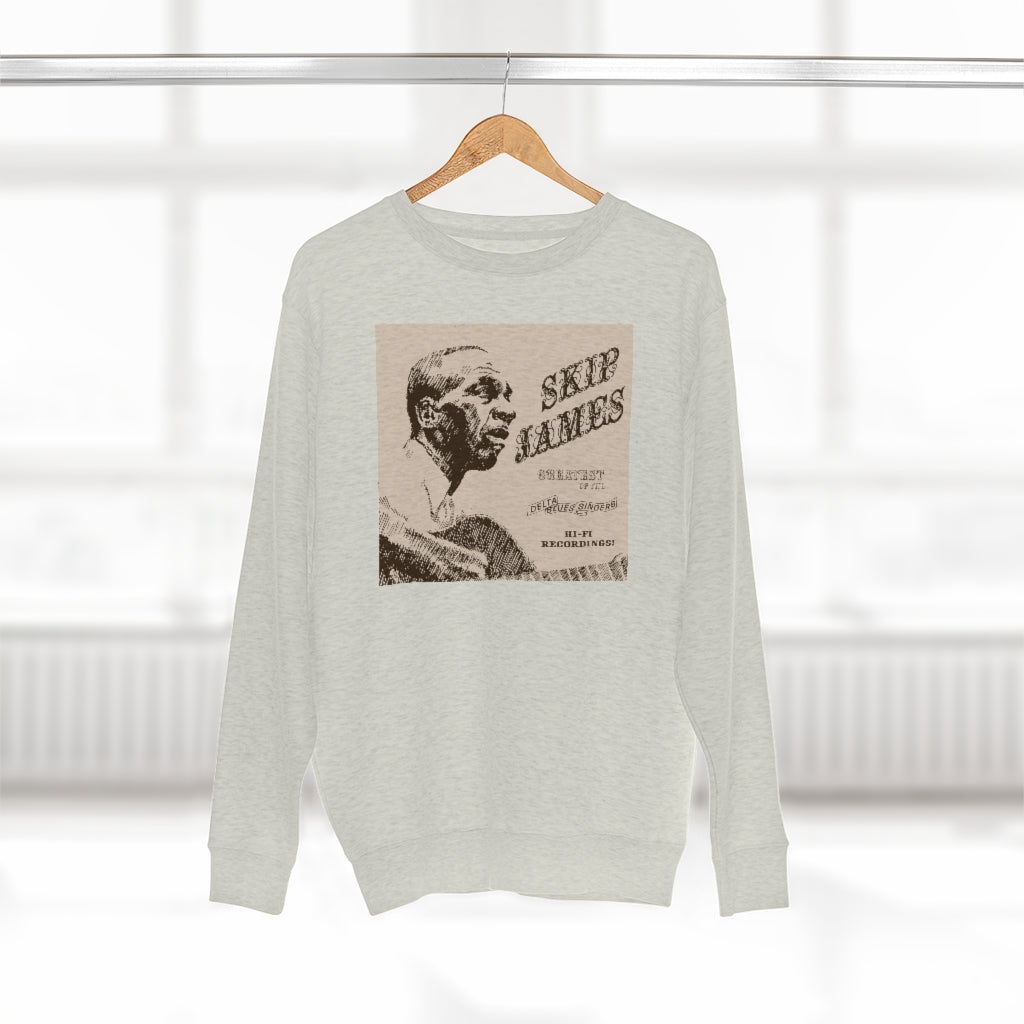 Skip James - Unisex Premium Crewneck Sweatshirt