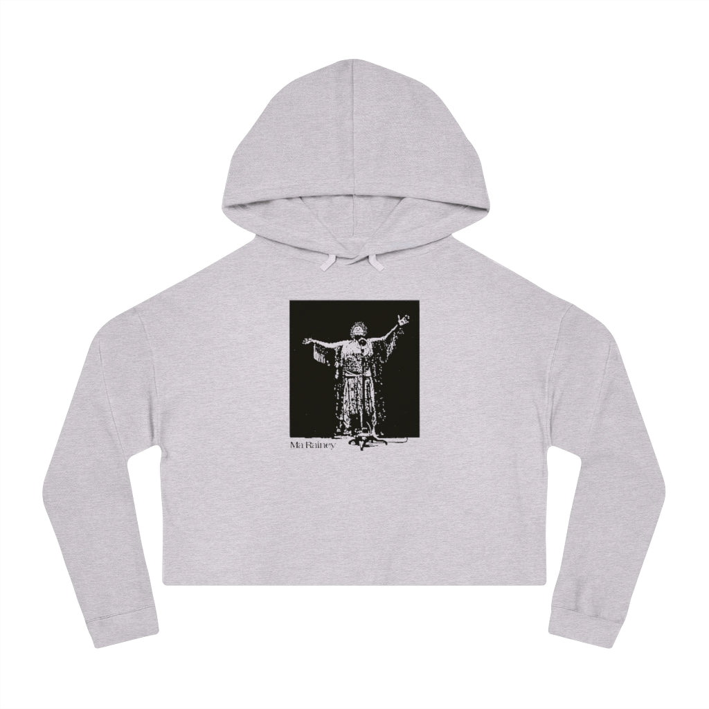 Ma Rainey - Women's Cropped Hooded Sweatshirt