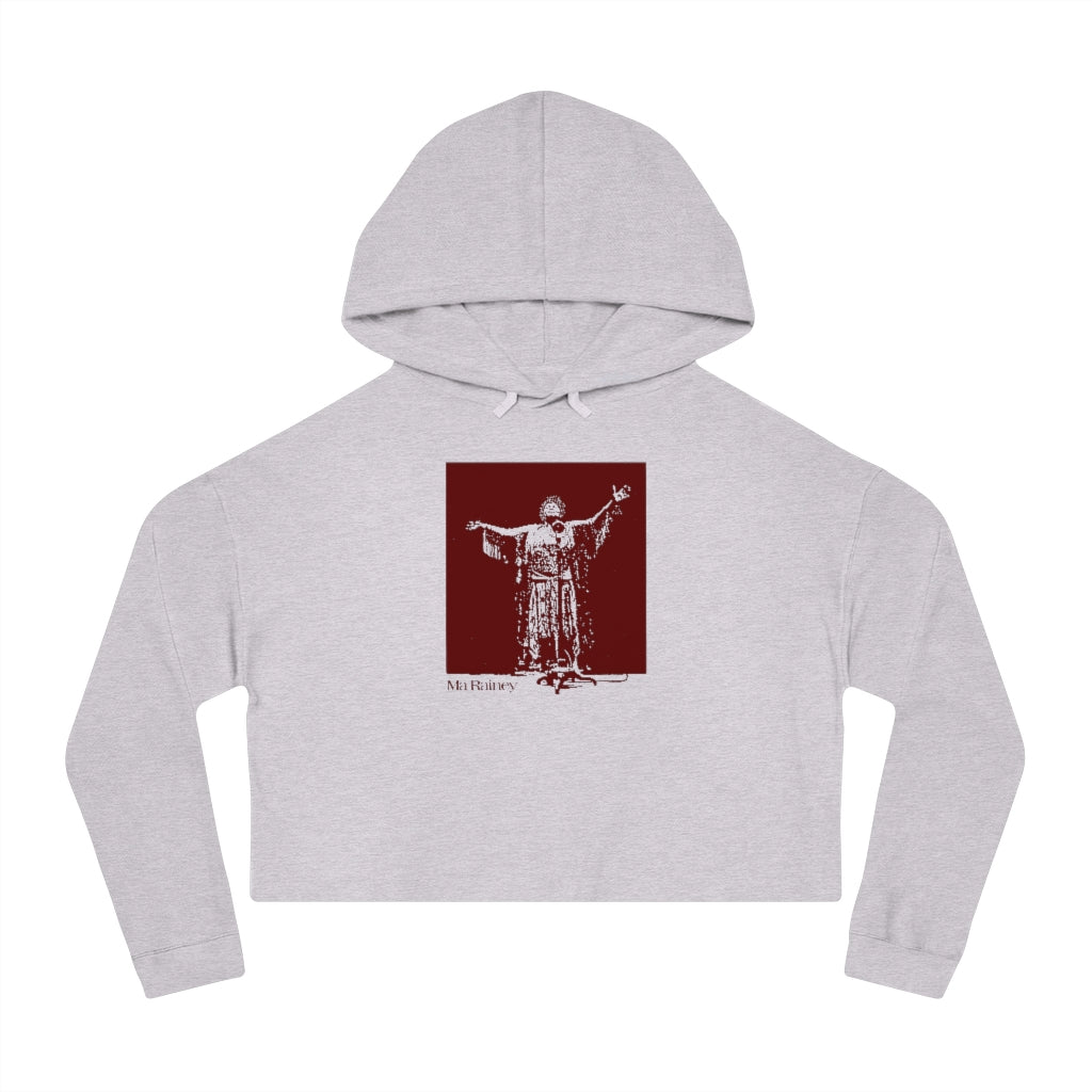 Ma Rainey - Women's Cropped Hooded Sweatshirt