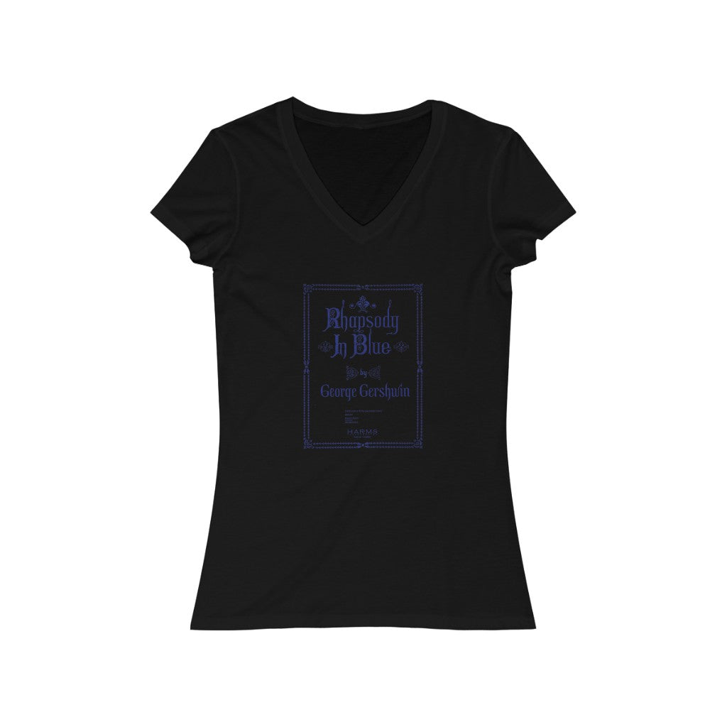 Gershwin - Women's Jersey Short Sleeve V-Neck Tee