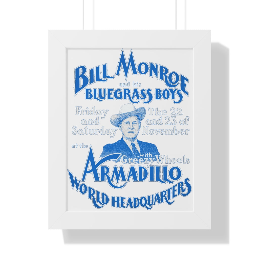 Bill Monroe - Framed Vertical Poster