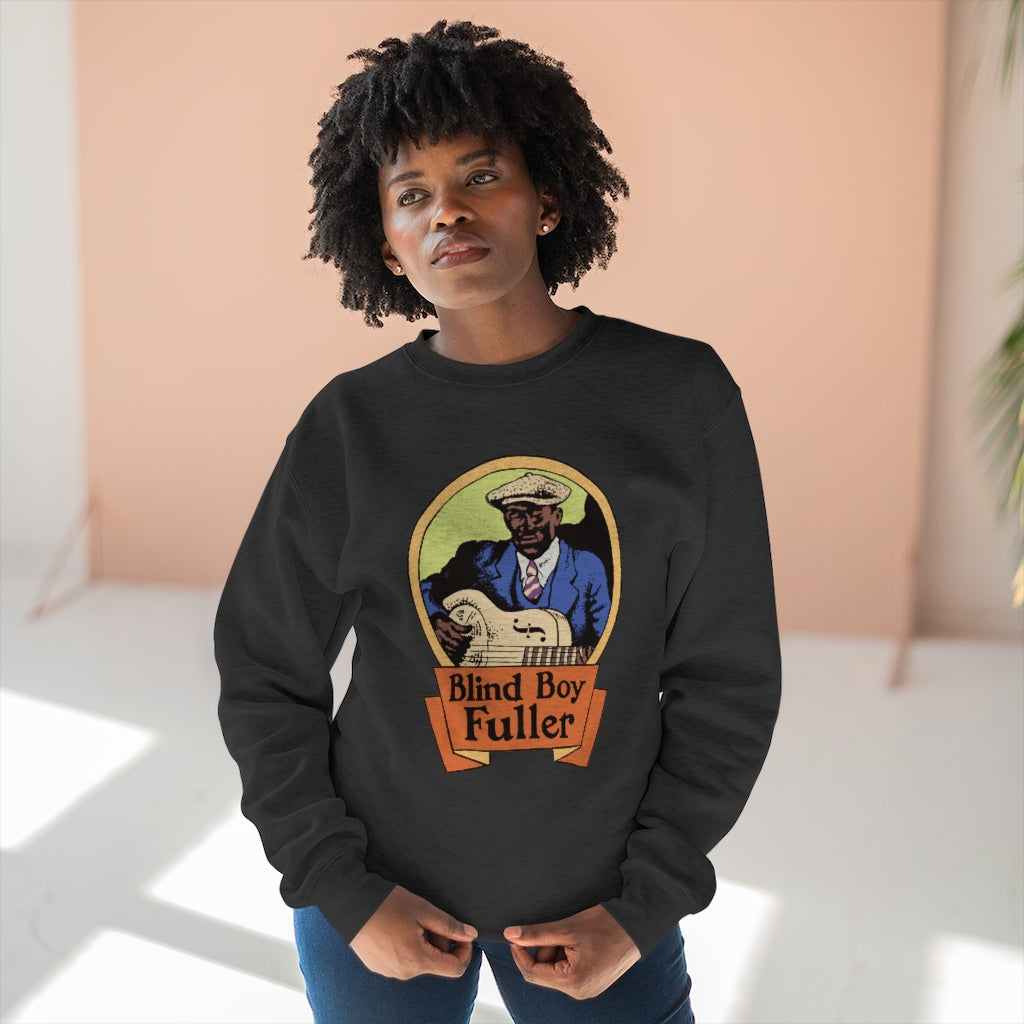 Blind Boy Fuller - Unisex Premium Crewneck Sweatshirt