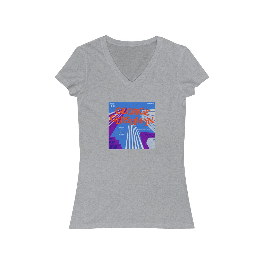 Gershwin - Women's Jersey Short Sleeve V-Neck Tee