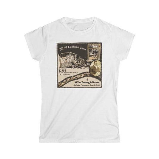 Blind Lemon Jefferson - Women's Softstyle Tee