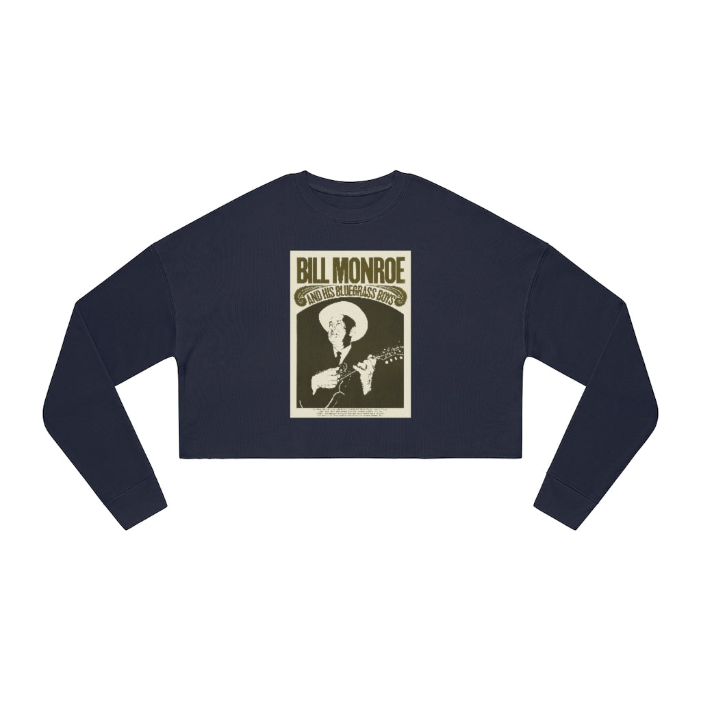 Bill Monroe - Women's Cropped Sweatshirt