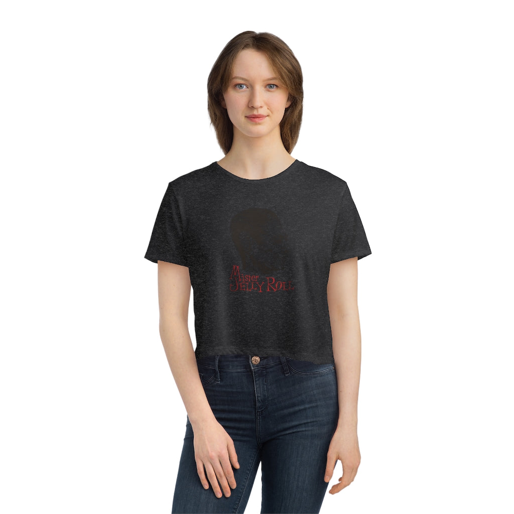 Jelly Roll Morton - Women's Flowy Cropped Teeed Tee