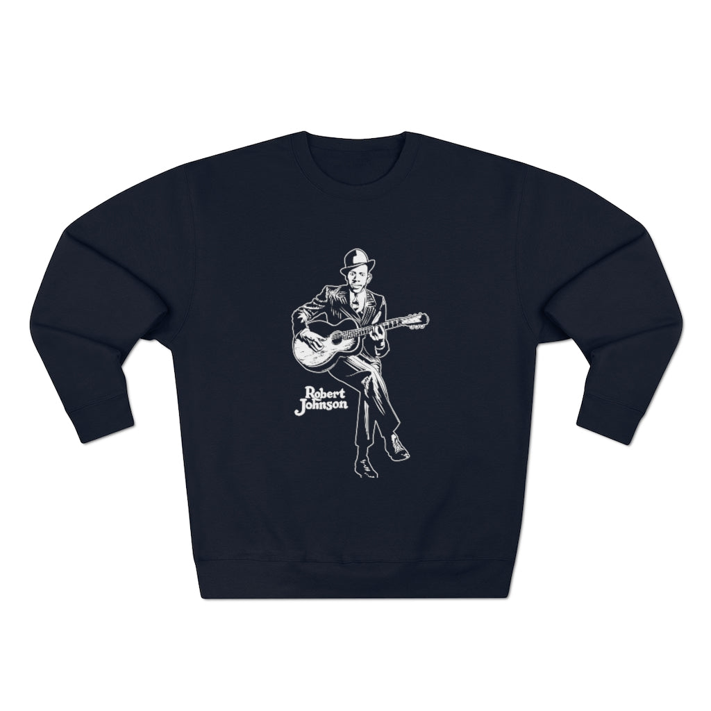 Robert Johnson - Unisex Premium Crewneck Sweatshirt