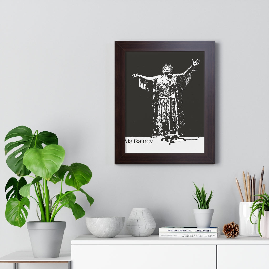 Ma Rainey - Framed Vertical Poster