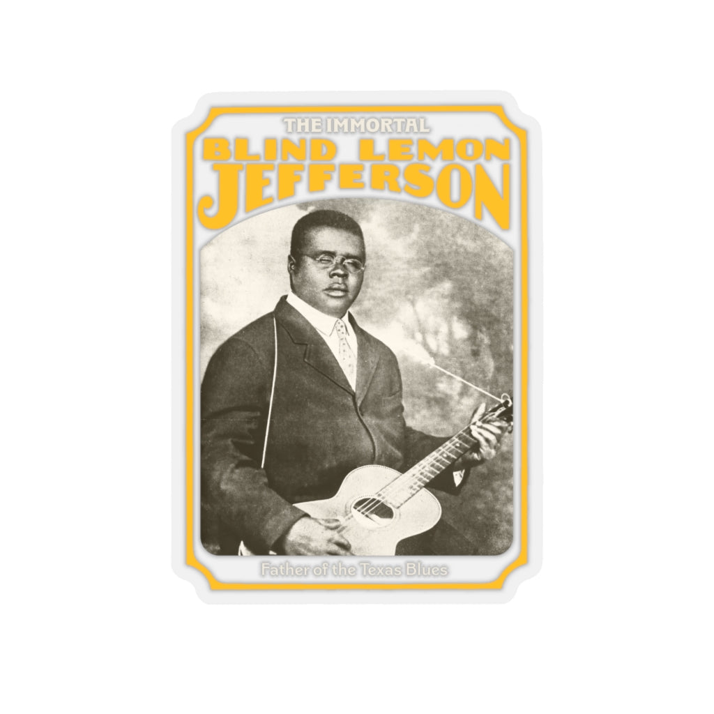 Blind Lemon Jefferson - Kiss-Cut Stickers