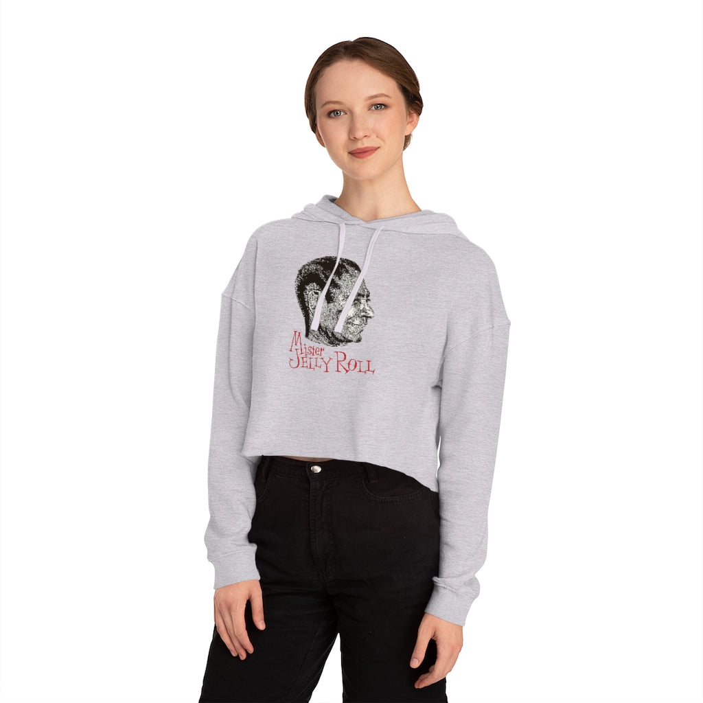 Jelly Roll Morton - Women's Cropped Hooded Sweatshirt