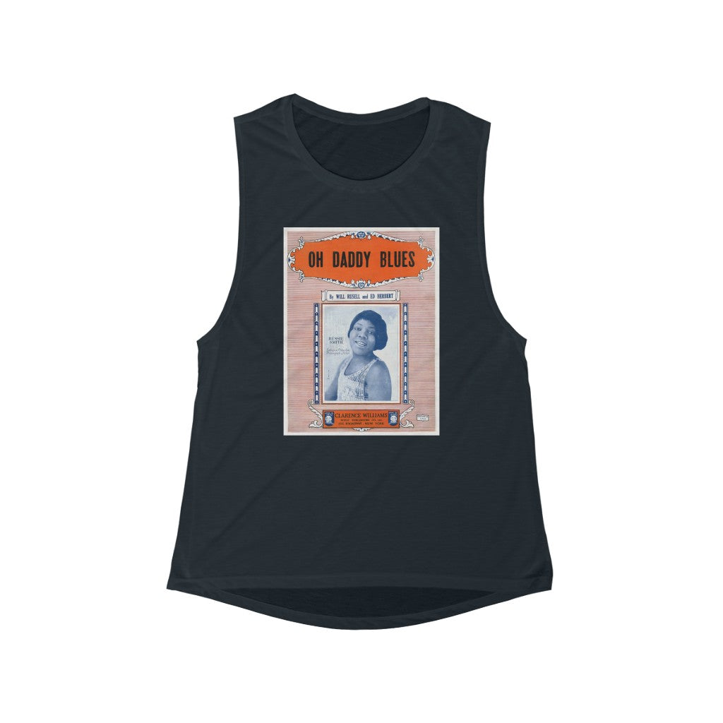 Bessie Smith - Women's Flowy Scoop Muscle Tank