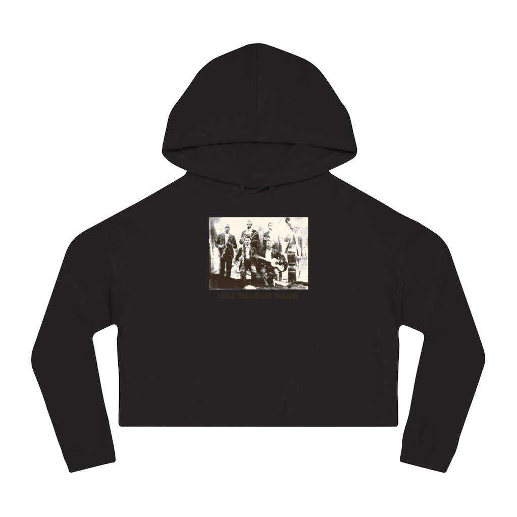 Bolden Band - Women's Cropped Hooded Sweatshirt