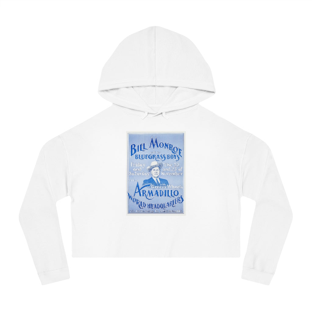 Bill Monroe - Women's Cropped Hooded Sweatshirt