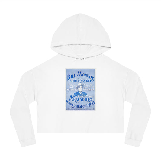 Bill Monroe - Women's Cropped Hooded Sweatshirt