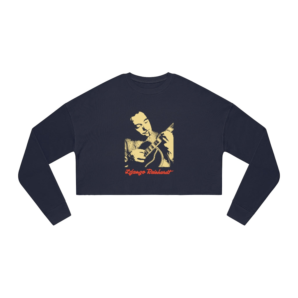 Django Reinhardt - Women's Cropped Sweatshirt