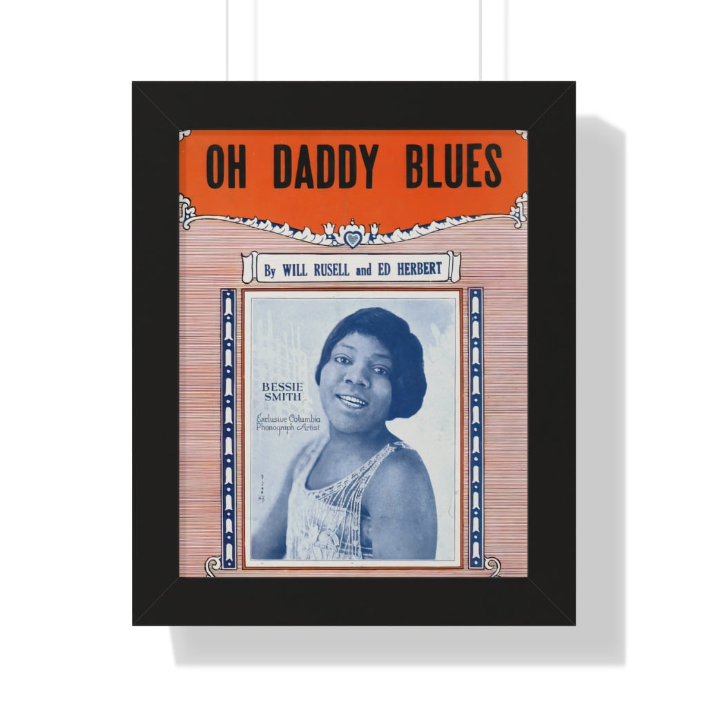 Bessie Smith - Framed Vertical Poster