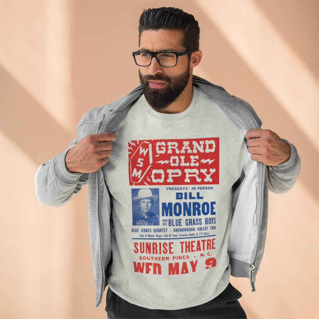 Bill Monroe - Unisex Premium Crewneck Sweatshirt