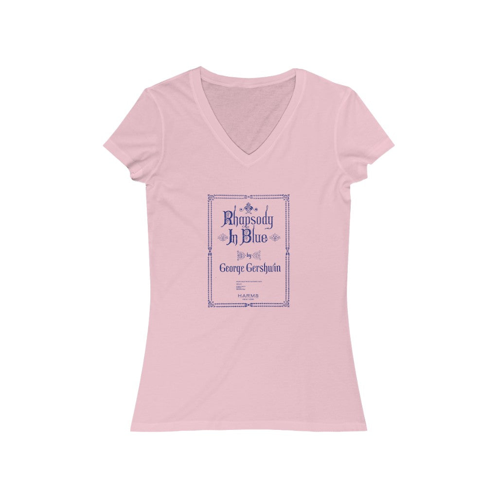 Gershwin - Women's Jersey Short Sleeve V-Neck Tee