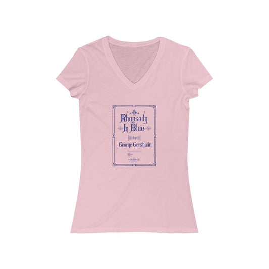 Gershwin - Women's Jersey Short Sleeve V-Neck Tee