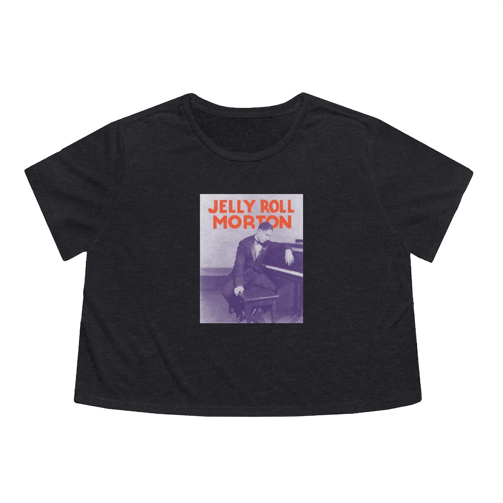 Jelly Roll Morton - Women's Flowy Cropped Teeed Tee