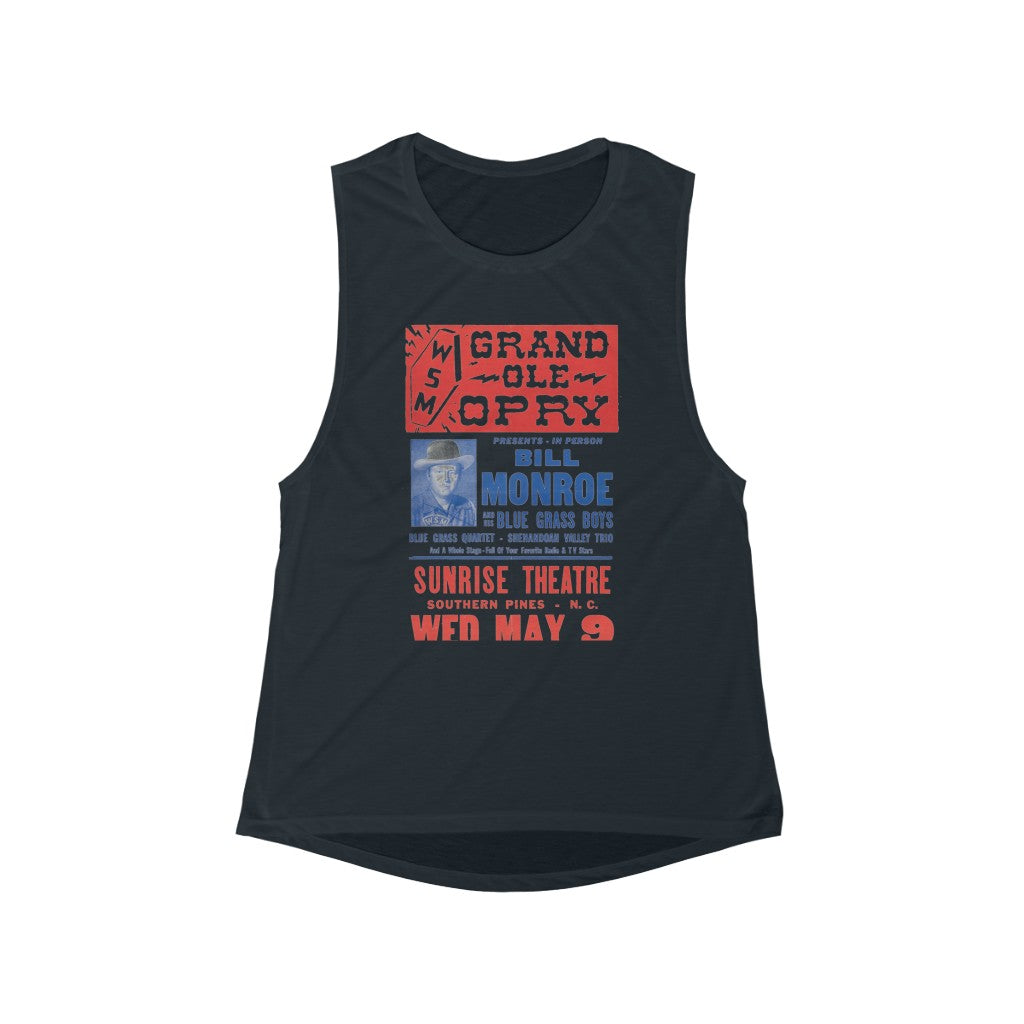 Bill Monroe - Women's Flowy Scoop Muscle Tank