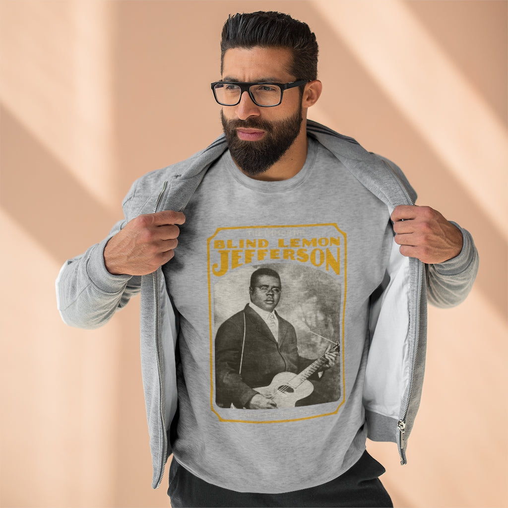 Blind Lemon Jefferson - Unisex Premium Crewneck Sweatshirt