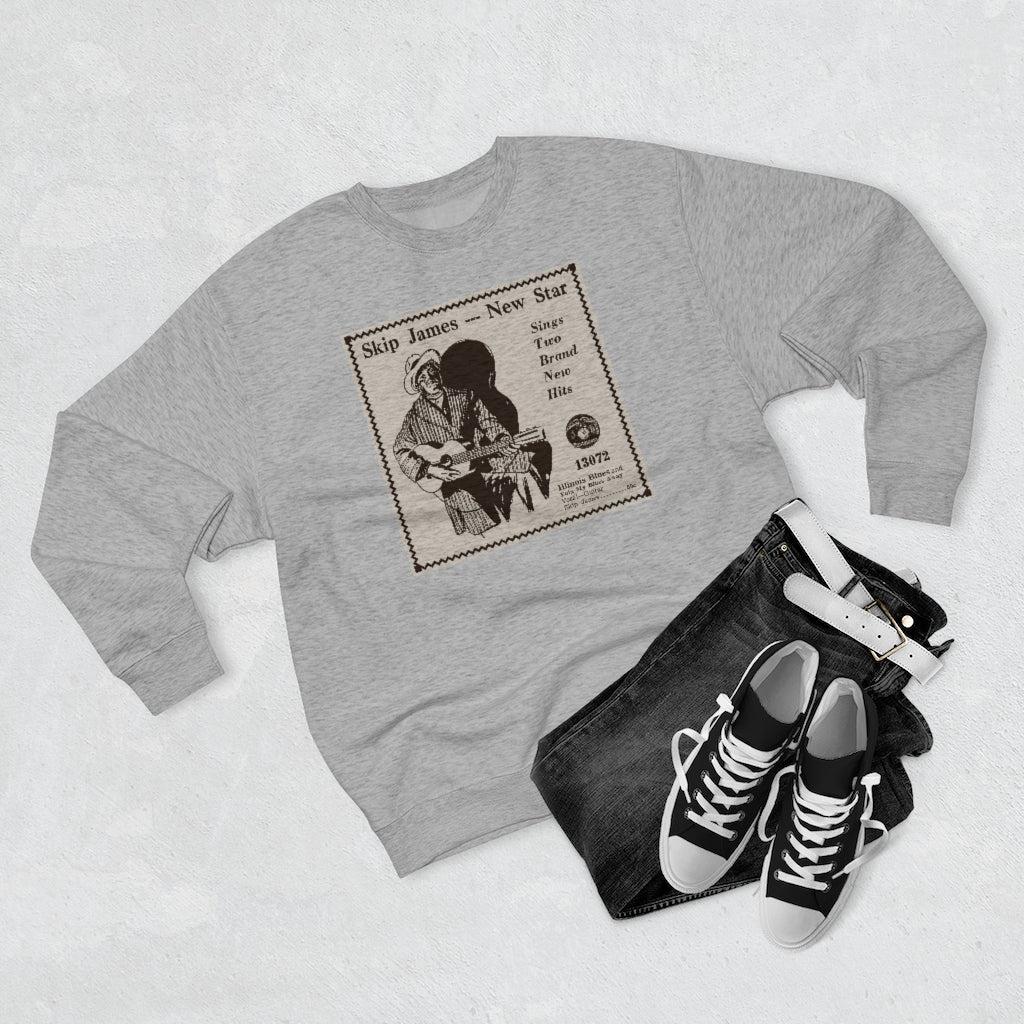 Skip James - Unisex Premium Crewneck Sweatshirt