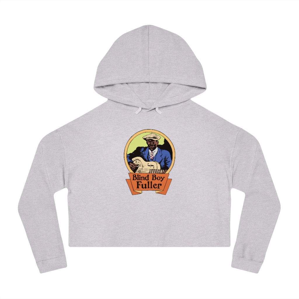 Blind Boy Fuller - Women's Cropped Hooded Sweatshirt