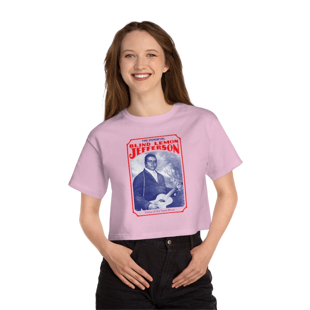 Blind Lemon Jefferson - Champion Women's Heritage Cropped T-Shirt