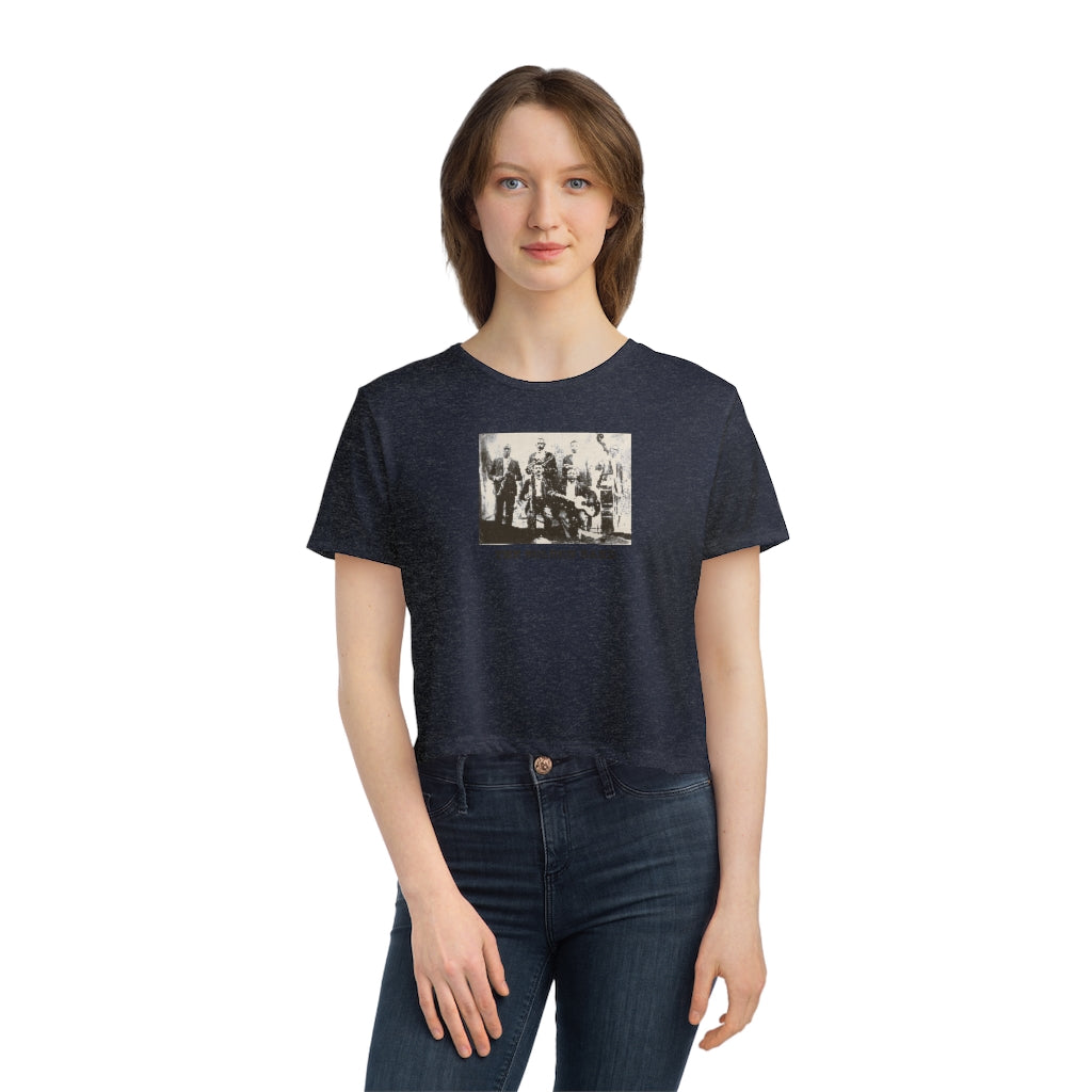 Bolden Band - Women's Flowy Cropped Teeed Tee