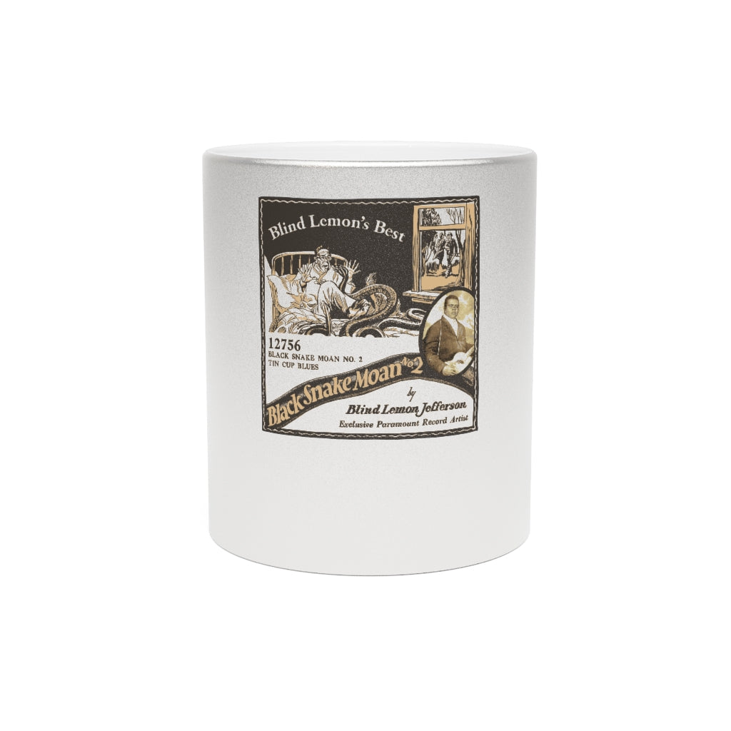 Blind Lemon Jefferson - Metallic Mug (Silver or Gold)