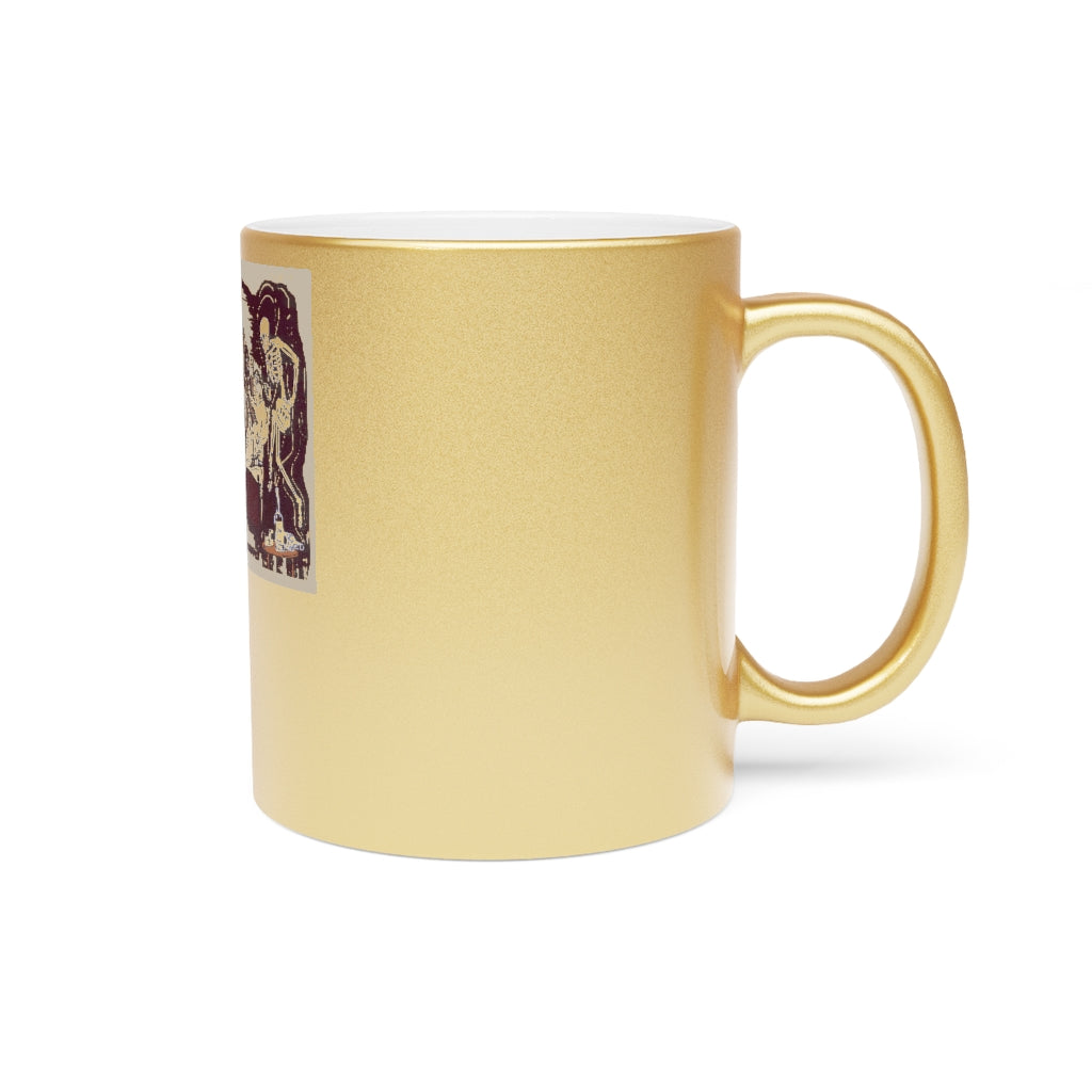 Skip James - Metallic Mug (Silver or Gold)