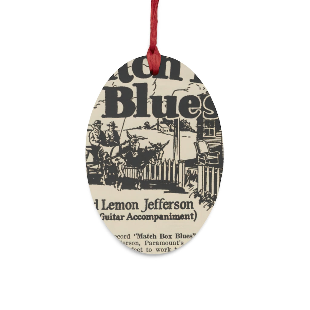 Blind Lemon Jefferson - Wooden Ornaments