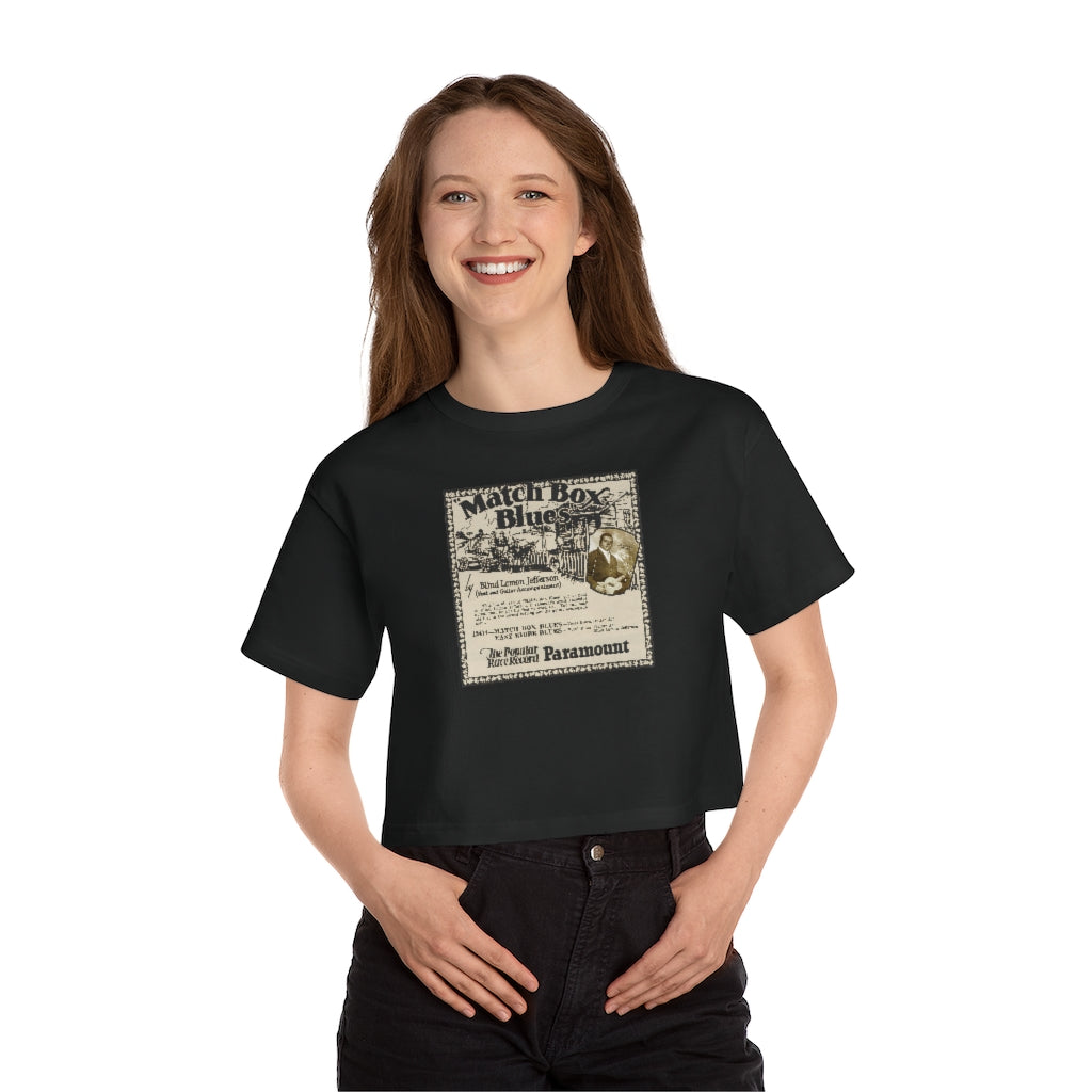 Blind Lemon Jefferson - Champion Women's Heritage Cropped T-Shirt