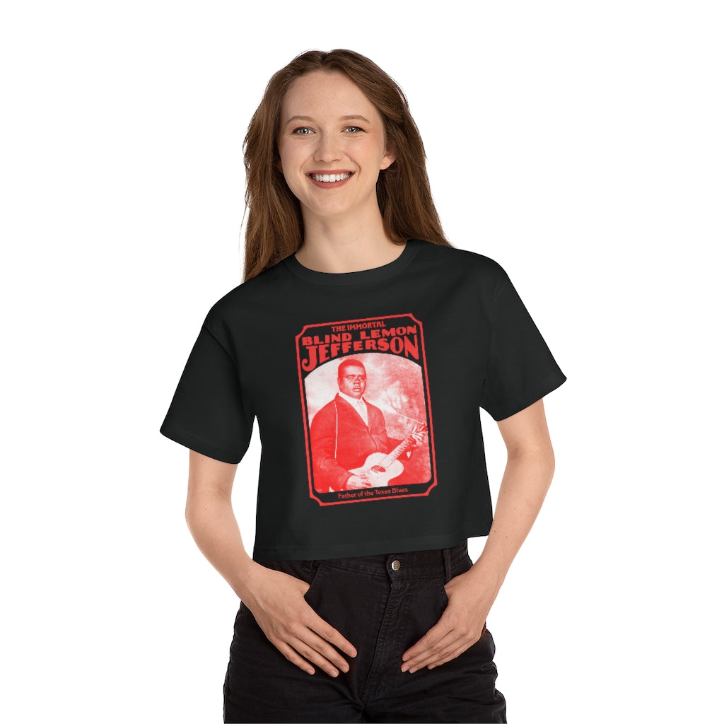 Blind Lemon Jefferson - Champion Women's Heritage Cropped T-Shirt