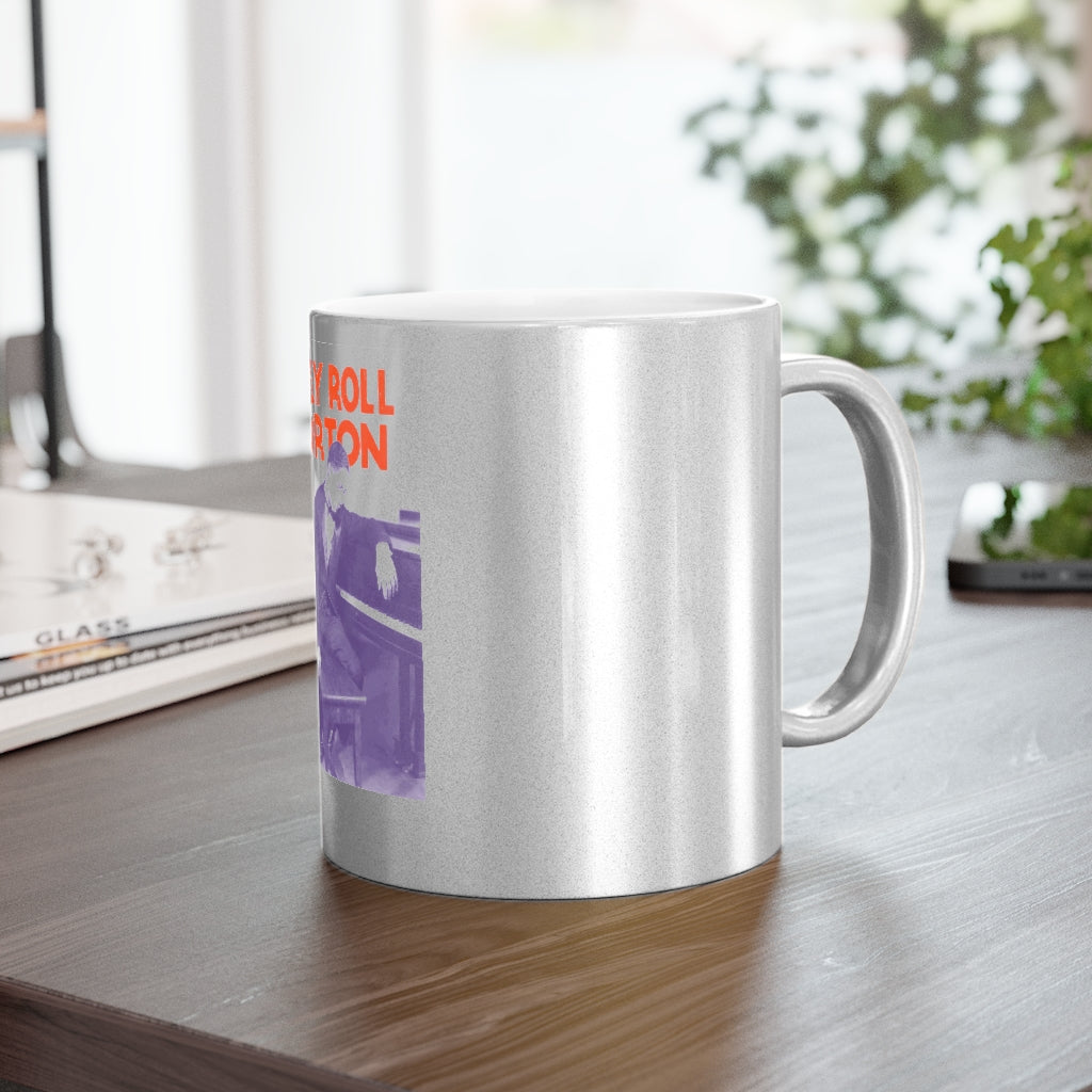 Jelly Roll Morton - Metallic Mug (Silver or Gold)