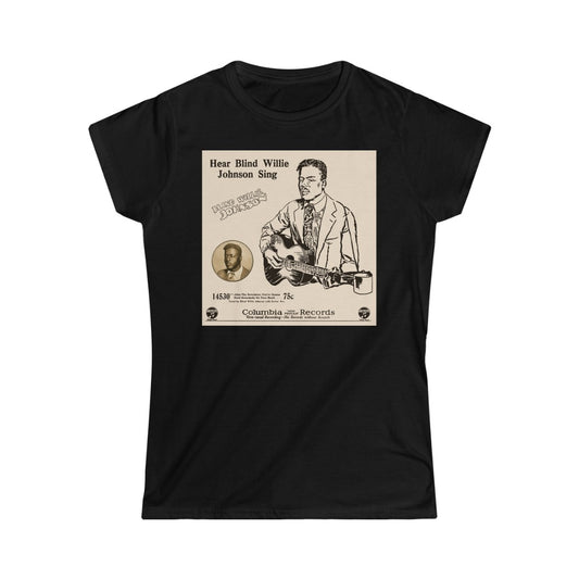 Blind Willie Johnson - Women's Softstyle Tee