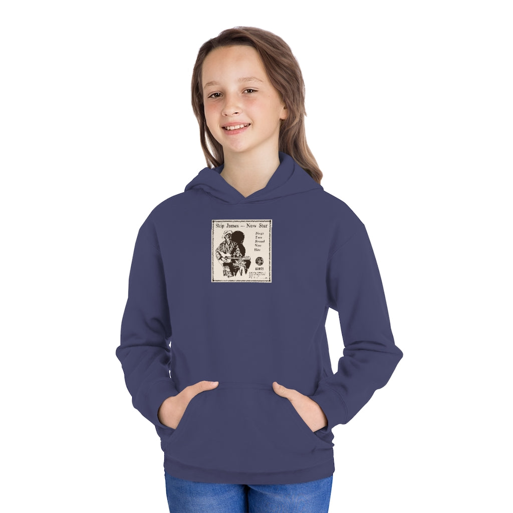 Skip James - Youth Fleece Hoodie