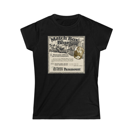 Blind Lemon Jefferson - Women's Softstyle Tee