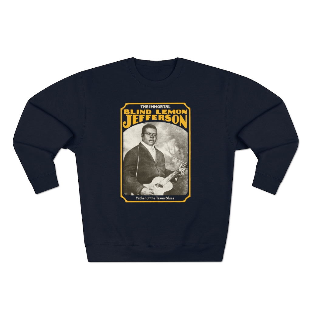 Blind Lemon Jefferson - Unisex Premium Crewneck Sweatshirt