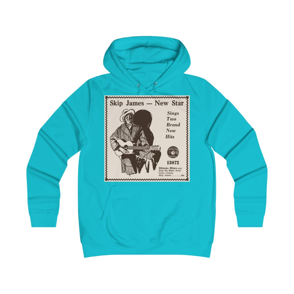 Skip James - Girlie College Hoodie