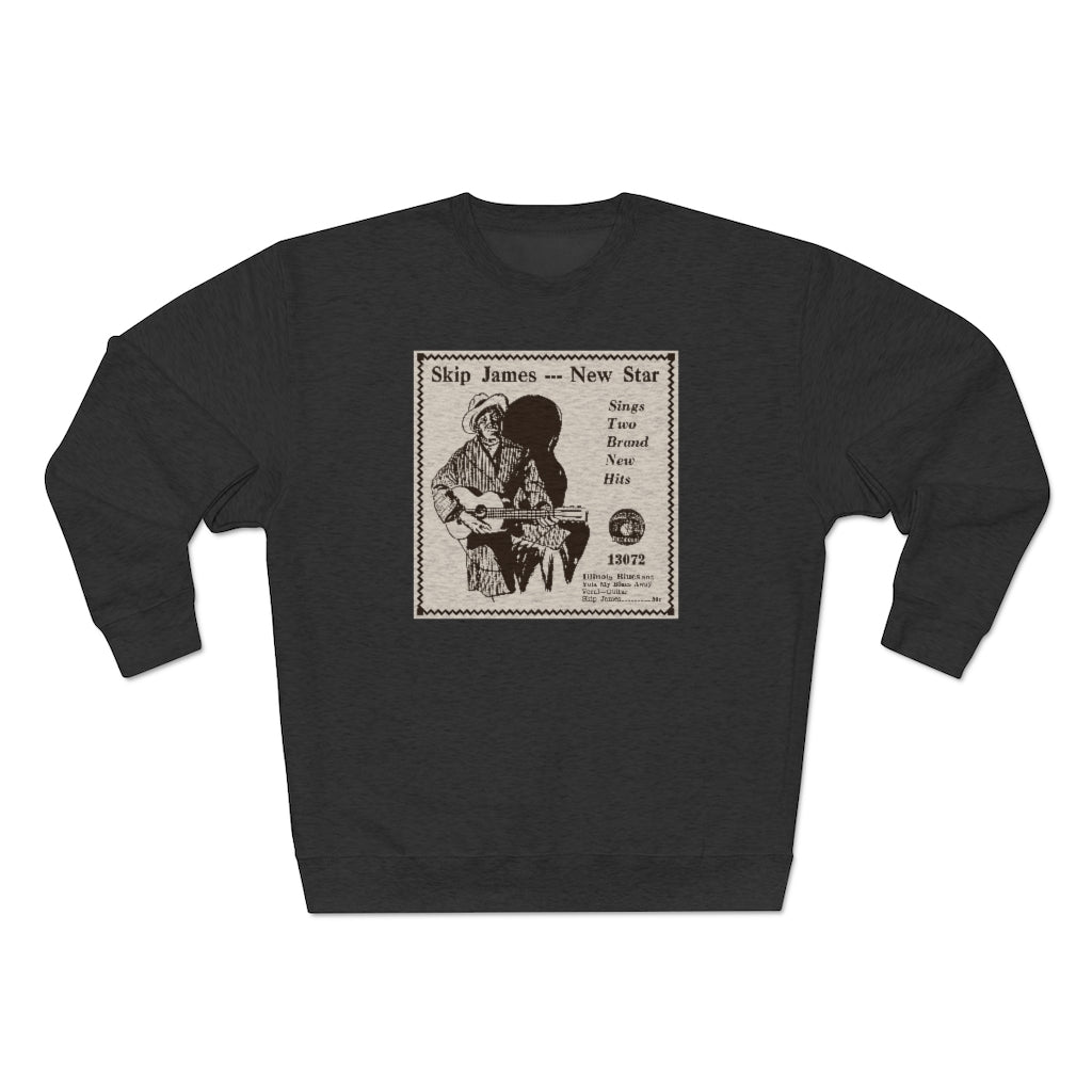 Skip James - Unisex Premium Crewneck Sweatshirt