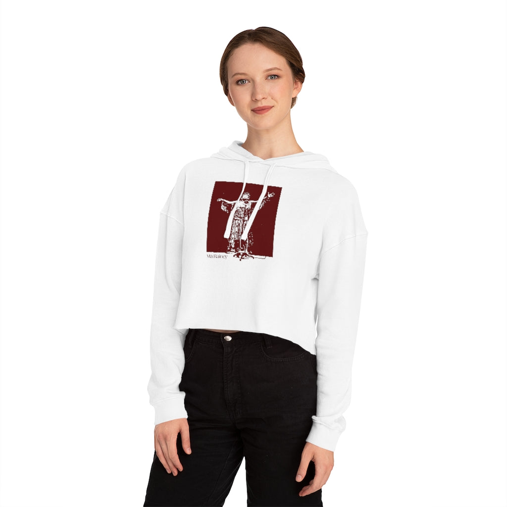 Ma Rainey - Women's Cropped Hooded Sweatshirt