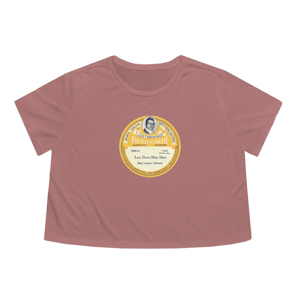 Blind Lemon Jefferson - Women's Flowy Cropped Teeed Tee