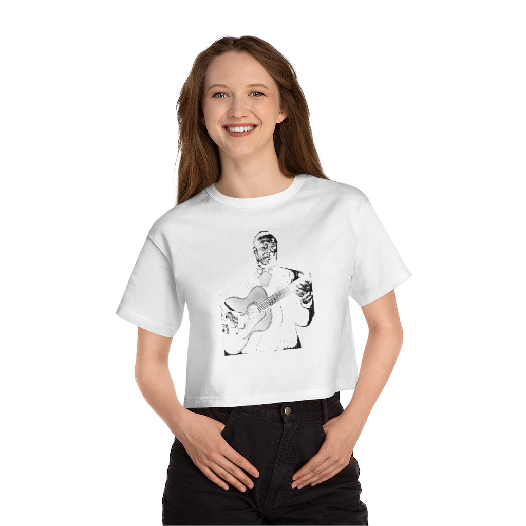 Leadbelly - Champion Women's Heritage Cropped T-Shirt