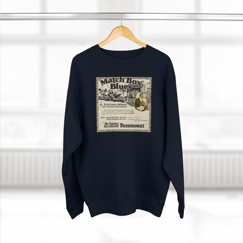 Blind Lemon Jefferson - Unisex Premium Crewneck Sweatshirt