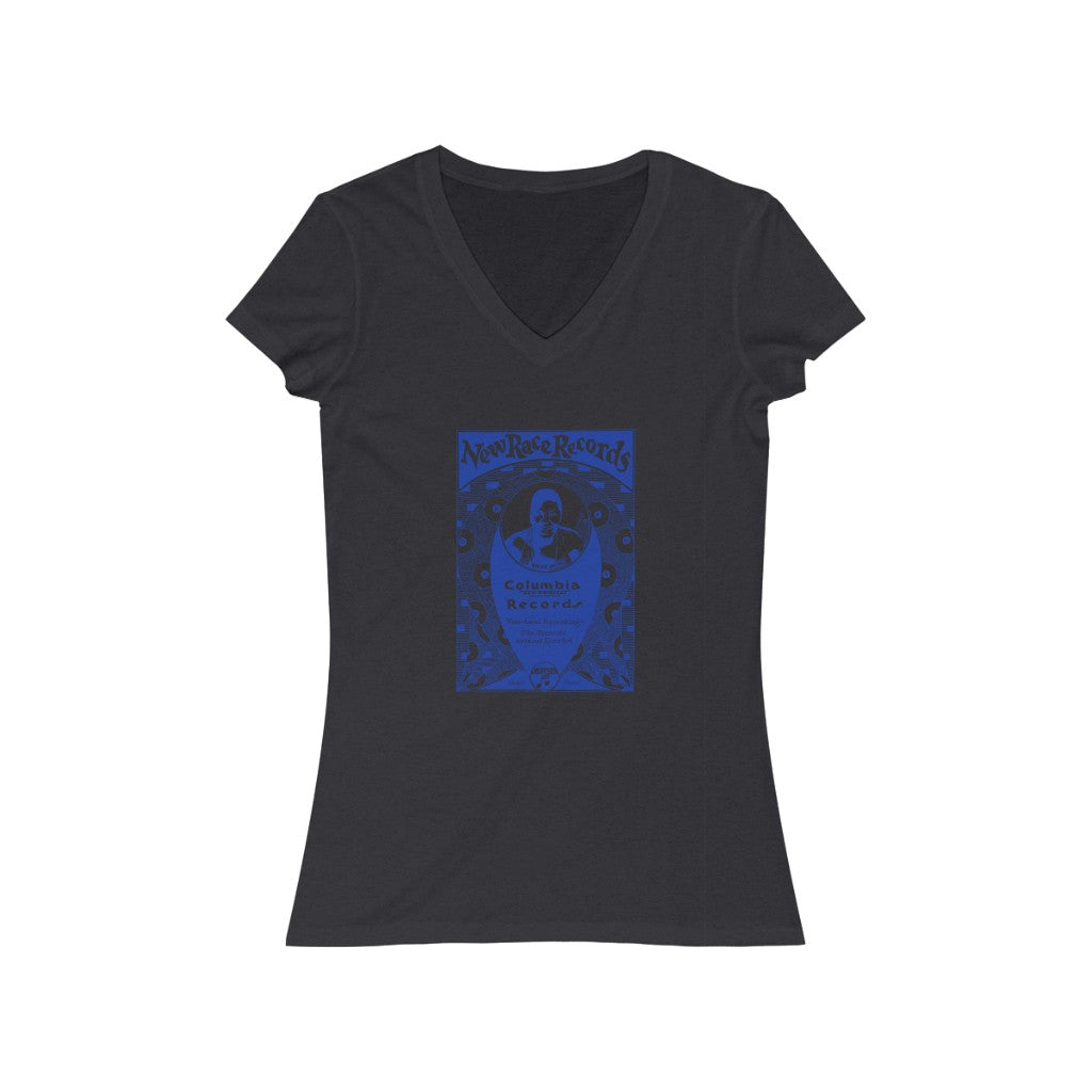 Bessie Smith - Women's Jersey Short Sleeve V-Neck Tee