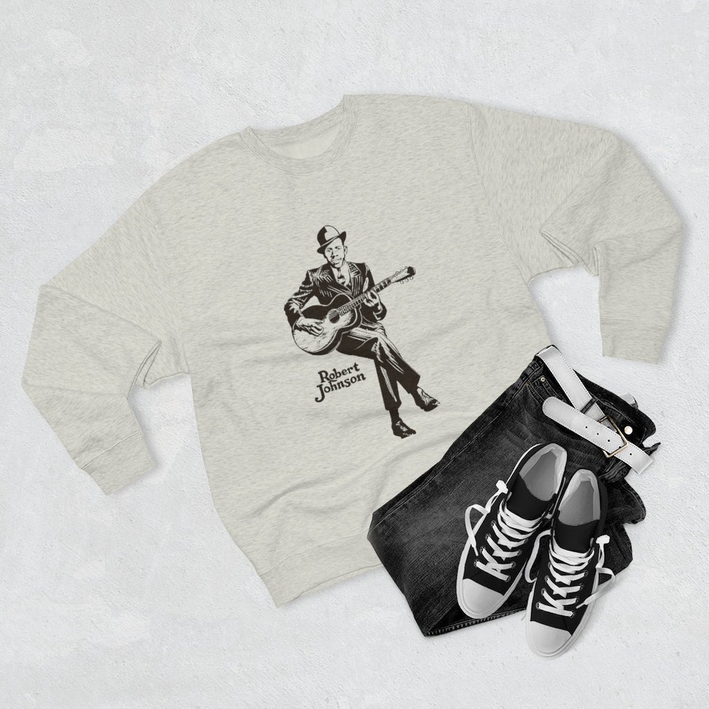 Robert Johnson - Unisex Premium Crewneck Sweatshirt