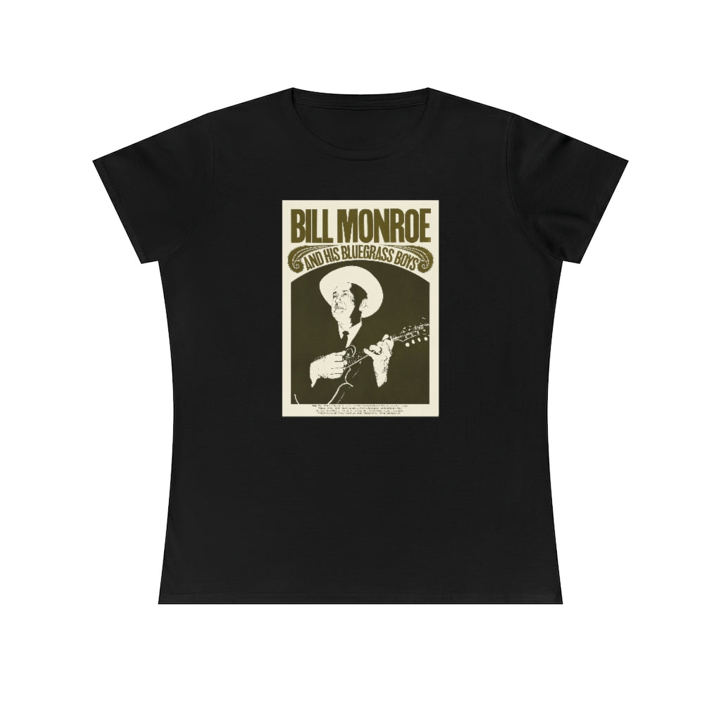 Bill Monroe - Ladies' Premium Cotton T-Shirt