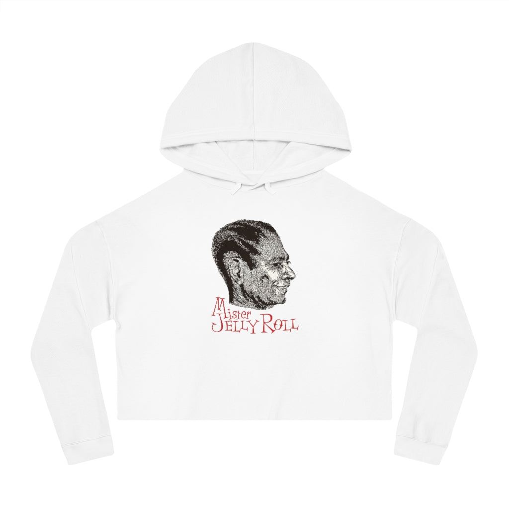 Jelly Roll Morton - Women's Cropped Hooded Sweatshirt